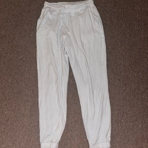 White Zara sweatpants